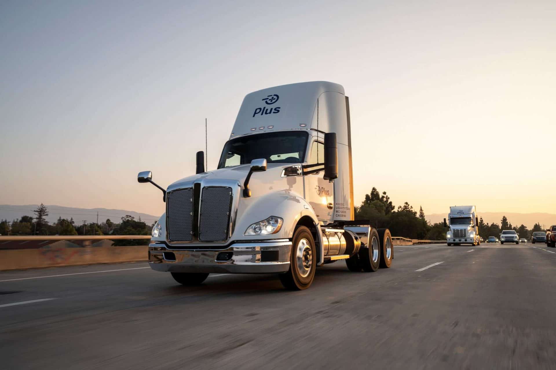 Self-driving truck startup plus